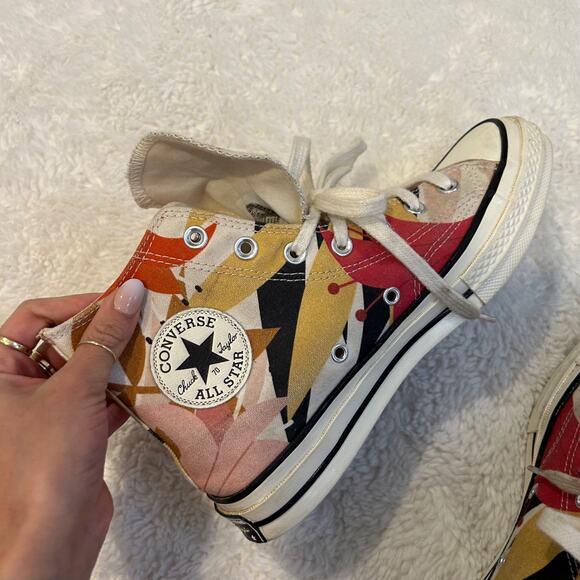 Size 8 - Converse Chuck 70 High Vintage Floral - Multi-Color Womens Hippie Core - Picture 9 of 9